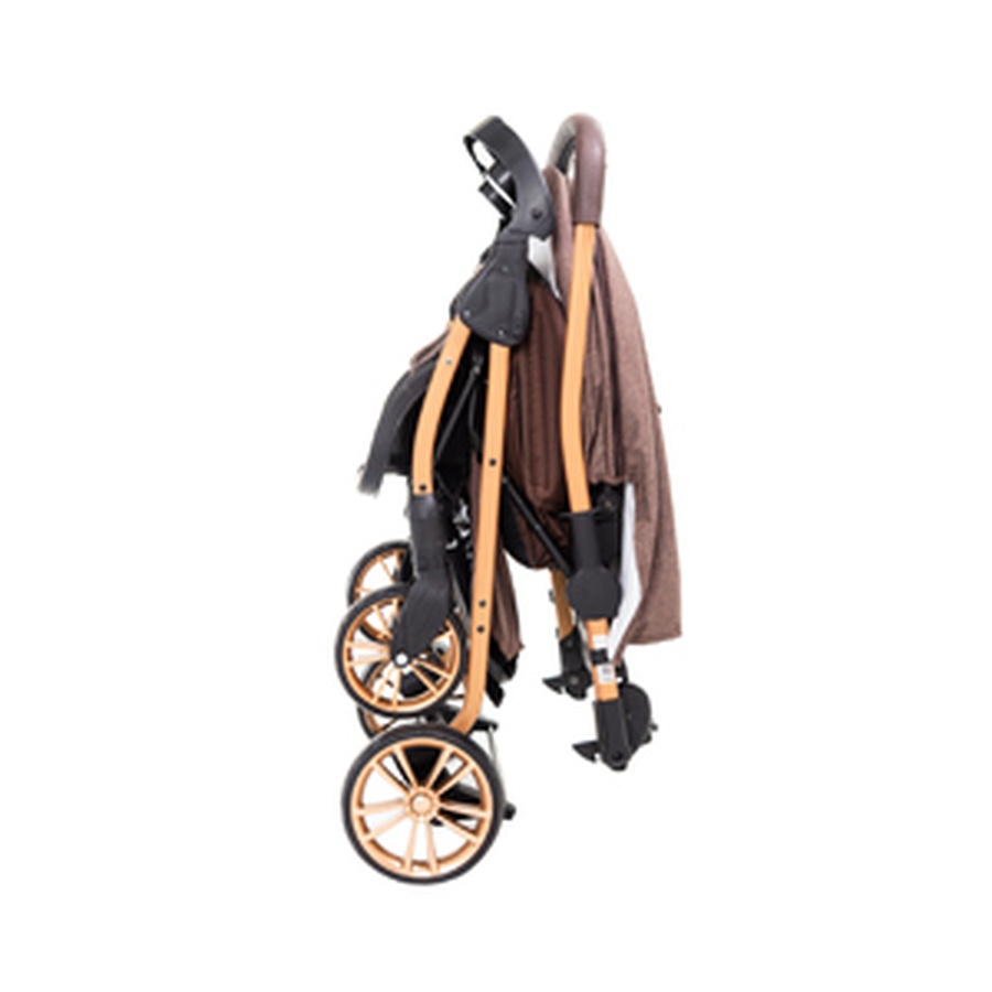 PRAVA P11 Dream Plus Tablalı Gold Kahve Bebek Arabası